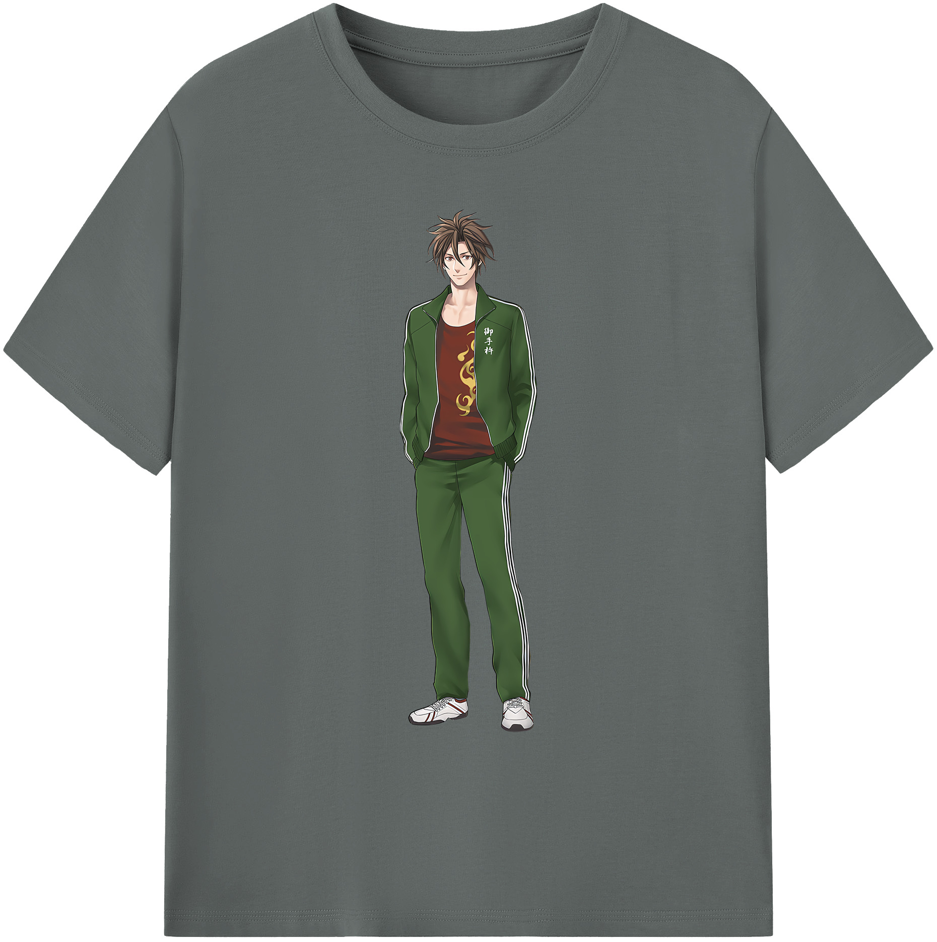 （画像用） 刀剣乱舞 Touken Ranbu 綿100％ メンズ半袖Tシャツ｜肌触りやわらか＆通気性